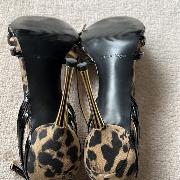 Super sexy Guess high heel sandals size 6.5 Animal print - Picture 8 of 9